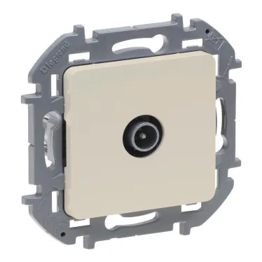 Розетка TV оконечная 10 дБ 5 862 мГц INSPIRIA слоновая кость