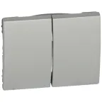 Лицевая панель Galea Life двойная Aluminium