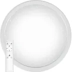 Светильник светодиодный ДБО-36w круглый матовый с эффектом Звездного неба регулировкой цветовой температуры 3000-6500К светового потока max 2900Лм и режима освещенности с пультом управления и таймером выключения