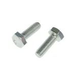 Болт DIN933 М10х30 шестигранная голова полная резьба оцинкованный (10 шт)