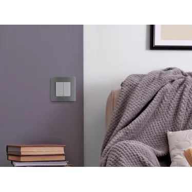 Рамка 1 пост INSPIRIA дымчатая