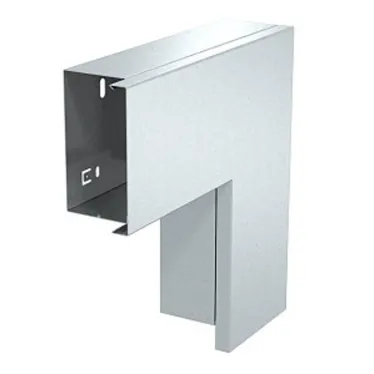 Плоский угол с крышкой кабельного канала LKM 60x100 мм (сталь)
