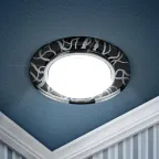 Светильник под лампу Gx53, 220V,13W, белый/черный DK80 WH/BK