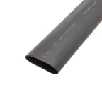 Термоусаживаемая трубка клеевая 32,0 8,0 мм, (4-1) черная, упаковка 5 шт. по 1 м, REXANT