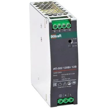 Источник питания импульсный 75Вт 12В 6,2А ИП-502