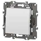 Переключатель промежуточный, 10АХ-250В, Эра Elegance, белый,14-1108-01