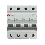 Выключатель автоматический AV-6 4P 4A (B) 6kA AVERES