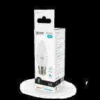 Лампа светодиодная LED 6 Вт 450 лм 4100К свеча нейтральный E27 AC 220В Elementary Gauss