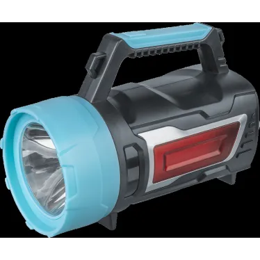 Фонарь светодиодный NPT-SP21-ACCU 10Вт+1COB 3Вт+10LED 240Лм 200м аккумуляторный прожектор+кемпинг пластик 4.4Ач