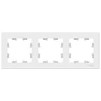 Рамка трехпостовая ATLASDESIGN универсальная белый