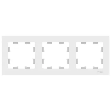 Рамка трехпостовая ATLASDESIGN универсальная белый