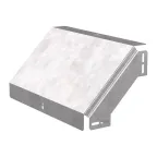 Угол вертикальный внешний 90 градусов с крышкой Стандарт 400х80