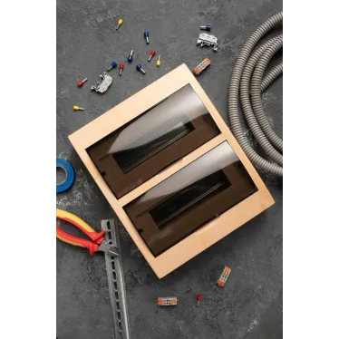 Щит распределительный навесной ЩРН-П-24 светлое дерево IP41 PROxima