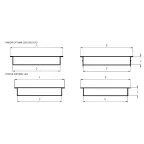 Светильник светодиодный OWP OPTIMA LED 600 (40) IP54/54 4000K Clip-In