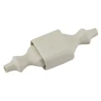 Розетка кабельная б/з 10A прямой ввод белая (10/200 /7200) R2