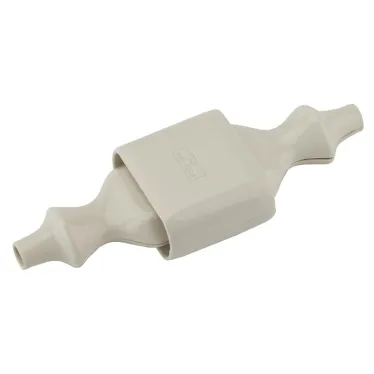 Розетка кабельная б/з 10A прямой ввод белая (10/200 /7200) R2