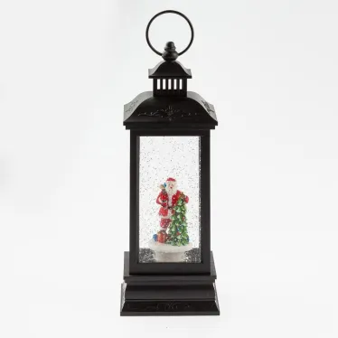 Светильник декоративный новогодний Дед Мороз, теплый белый LED, h 27,5 см, 3*АА, таймер 6 ч, IP20