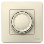 BLANCA скрытой установки светорегулятор (диммер) поворотно-нажимной 400вт, молочный