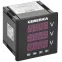 Вольтметр цифровой щитовой трехфазный DO RS-485 96х96мм LED GENERICA