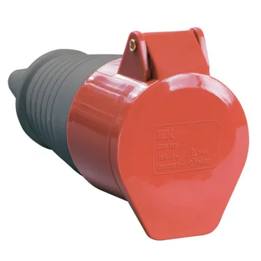 Розетка кабельная 32А 3Р+N+Е IР44 переносная 380В 225