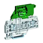 Держатель предохранителя 6x32 пружина 4кв.мм серый диодный индикатор на 115-230V AC/DC