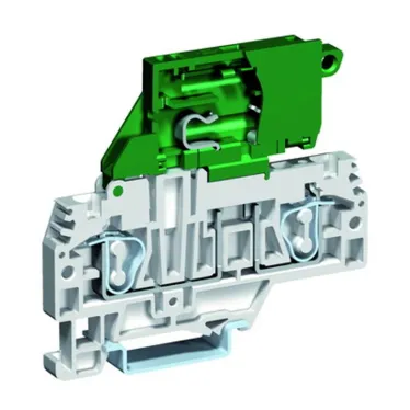 Держатель предохранителя 6x32 пружина 4кв.мм серый диодный индикатор на 115-230V AC/DC