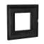 Рамка из металла, ''Avanti'', черная, 2 модуля