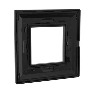 Рамка из металла, ''Avanti'', черная, 2 модуля