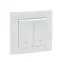 Валенсия выключатель 2-кл. 10А белый проходной