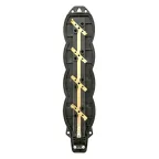 Розетка четырехместная с защит. крышками каучуковая 230В 2P+PE 16A IP44 PROxima