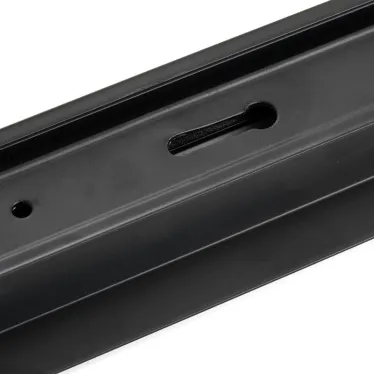 Шинопровод встраиваемый для трековых светильников 1м черный (в наборе токовод заглушка крепление)