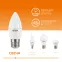 Лампа светодиодная Elementary Свеча 10W 750lm 3000K E27 LED 1/10/100 | 30210 | Gauss