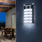 Фасадная подсветка Сталь, на солнечной батарее, 5LED, 17lm ERAFS024-40