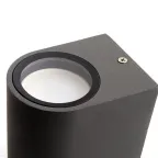 Светильник ДБУ вверх/вниз 2хGU10 без ламп IP65 черный