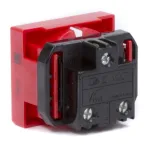 VIVA Розетка силовая с заземлением красная