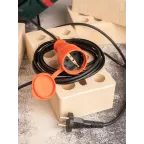 Роз. перенос. с защитной крышкой каучуковая цветная 230В 2P+PE 16A IP44 DIY