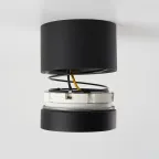 Светильник потолочный под лампу GX53 max 12W 220V черный, HL353 | 41283 | Feron