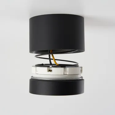 Светильник потолочный под лампу GX53 max 12W 220V черный, HL353 | 41283 | Feron