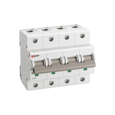 Автоматический выключатель ВА 47-125 4P 40А (D) 15кА PROXIMA  | mcb47125-4-40D | EKF