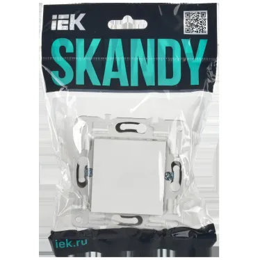 SKANDY Вывод кабеля SK-O01W арктический белый IEK