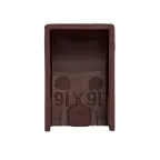 Заглушка (16х16) (4 шт) Plast под темное дерево