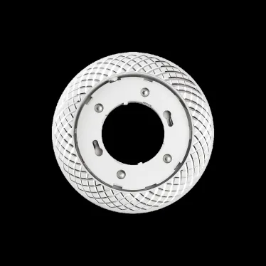Светильник светодиодный ДВО-15W встраиваемый под лампу GX53 декоративный AL34 белый без лампы Jazzway