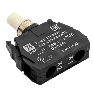 Лампа сменная c основанием XB4 зеленая 230В PROxima