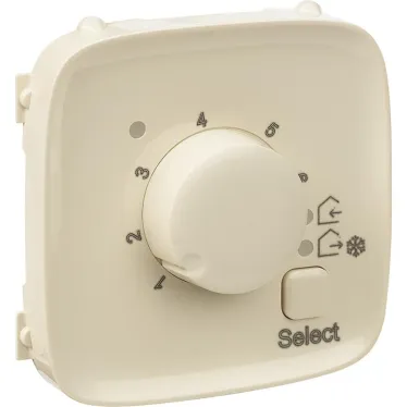 Valena ALLURE Лицевая панель для термостата для теплых полов Слоновая кость