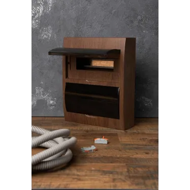 Щит распределительный навесной ЩРН-П-24 темное дерево IP41 PROxima