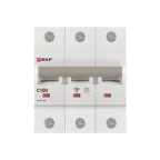 Выключатель автоматический трехполюсный 100А С ВА 47-125 15кА