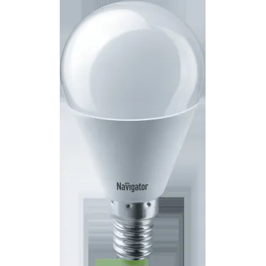 Лампа светодиодная LED 8,5Вт Е14 230В 6500К NLL-G45-8.5-230-6.5K-E14 шарик матовый | 61335 | Navigator