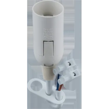 Патрон электрический NLH-P-F-WH-E14-TB пластиковый белый с КЗВ | 61352 | Navigator