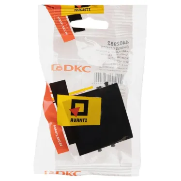 Avanti Вывод кабеля модульный , Черный квадрат, 2 модуля