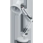 Светильник настольный NDF-D023-60W-WH-E27 на основании, белый | 61643 | Navigator